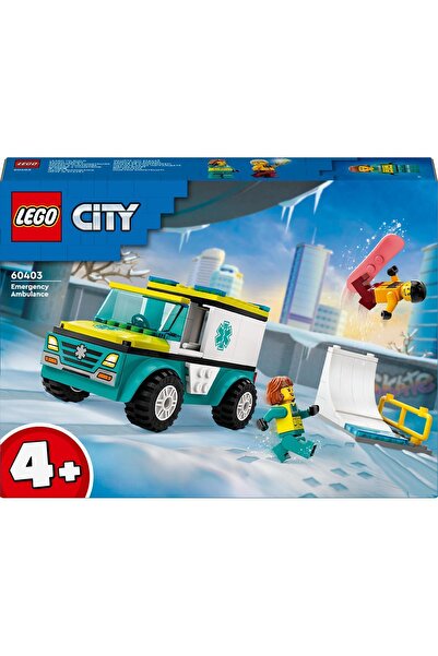 LEGO 60403 LEGO® City Acil Ambulansı ve Snowboardcu