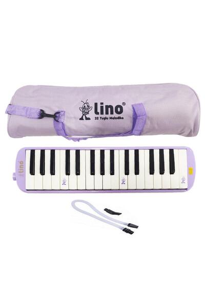 Lino MELODİKA 32 TUŞLU BEZ ÇANTA PASTEL MOR