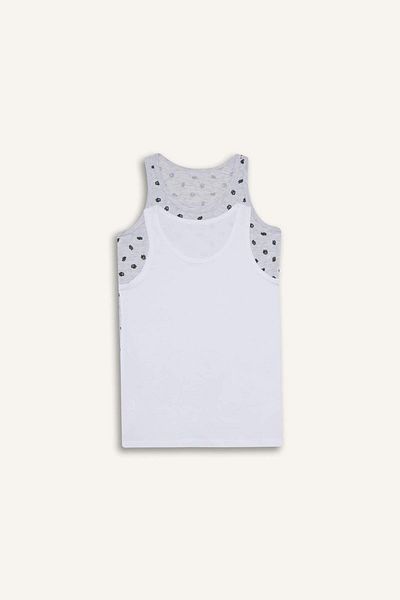 DeFacto Boy's Cactus Patterned 2-Piece Undershirt E6863A825Sp