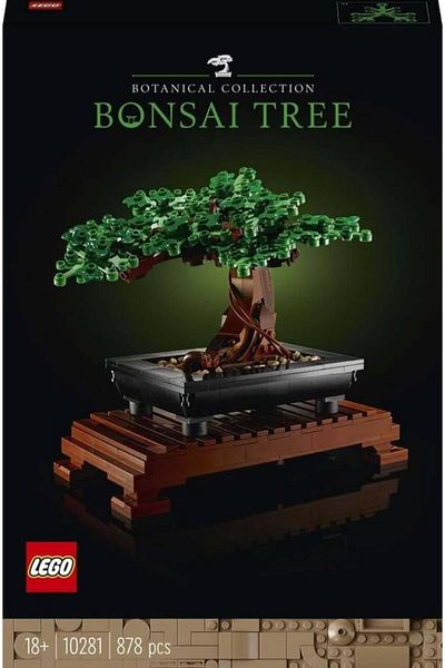LEGO ®   ICONS Bonsai Tree 10281 – Gyűjthető dekoratív építőkészlet felnőtteknek (878 darab)