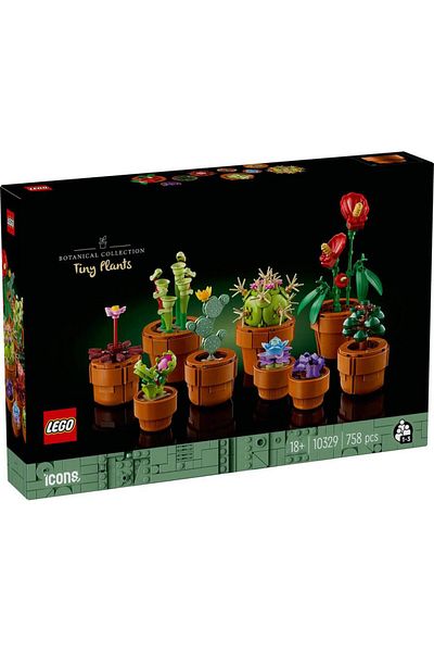 LEGO ®   Icons Tiny Plants 10329 - Stavebnice modelu pro dospělé (758 dílů)