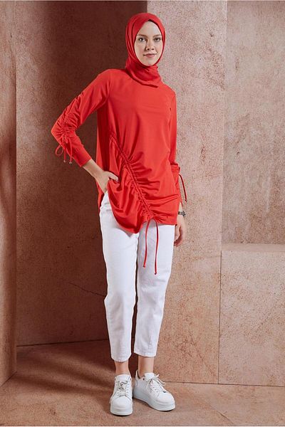 Alvina Tracksuit Tunic - Drawstring Detailed 44766