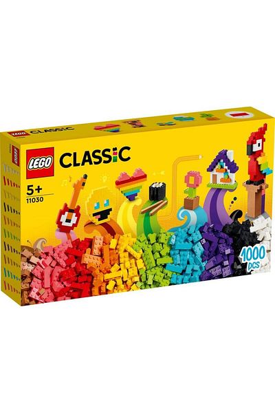LEGO Model clasic 11030 O mulțime de piese de construcție - Set de construcție pentru copii cu vârsta de la 5 ani în sus (1000 de piese)