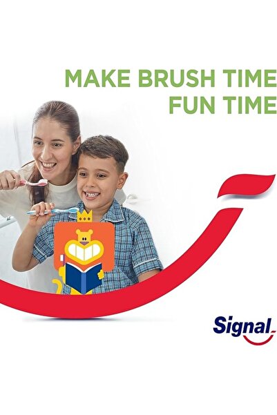 Signal Kids Toothbrush 2-6 Years Ultra Soft Gentle & Fun Brushing For Children Aged 2–6 Years