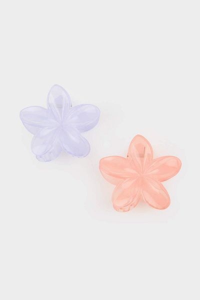 DeFacto Set de 2 catarame cu motive florale pentru femei E8887axns