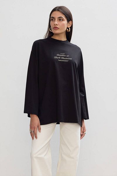BE BLUE ΜΑΚΡΥΜΑΝΙΚΟ T-SHIRT DARK DESICIONS