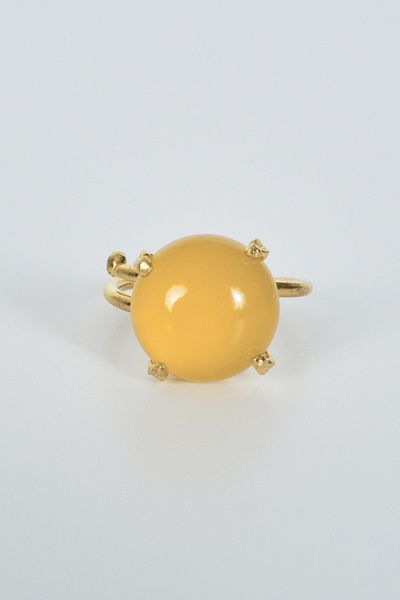 BE BLUE Sari Kopal Stone Gold Adjustable Ring