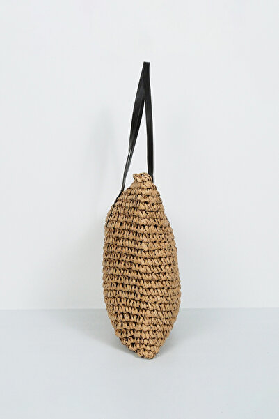 BE BLUE Wicked Bag with Natural Leather Handle