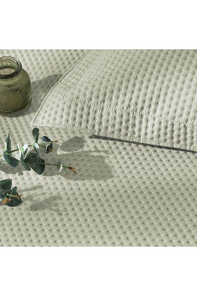 Linens Σετ κάλυμμα διπλού κρεβατιού Light Green Mist