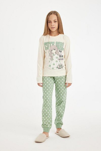DeFacto D3729a8 Set pijamale pentru fete