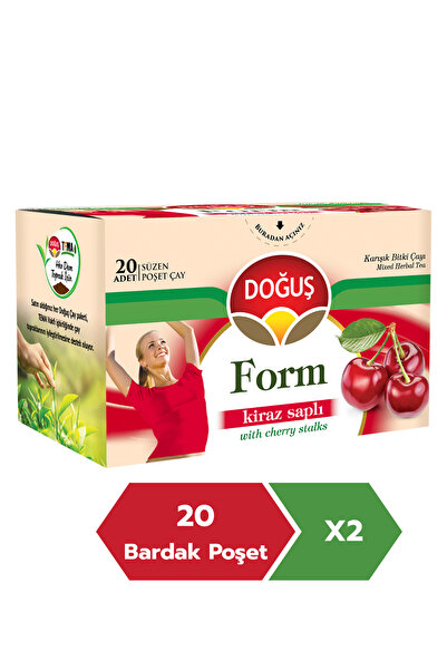Doğuş Form Kiraz Saplı Bitki Çayı 20’li X 2 Adet