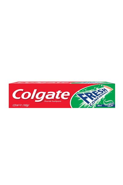 Colgate معجون أسنان جل بنكهة النعناع المنعش 125 مل، نفس منعش يدوم طويلاً