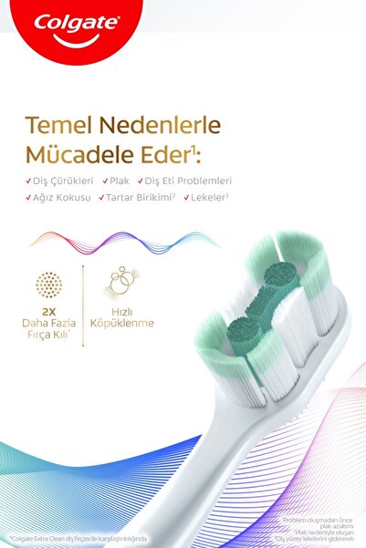 Colgate Total Foaming Clean 1+1 Soft Toothbrush