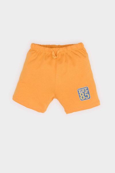 DeFacto Baby Boy 2 Piece Set Ball Printed Short Sleeve T-Shirt Flexible Waisted Shorts Bottom E6793A525Sm