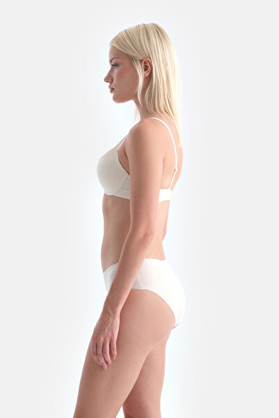 Dagi Ecru Blossom Underwire Semi-Padded Bra