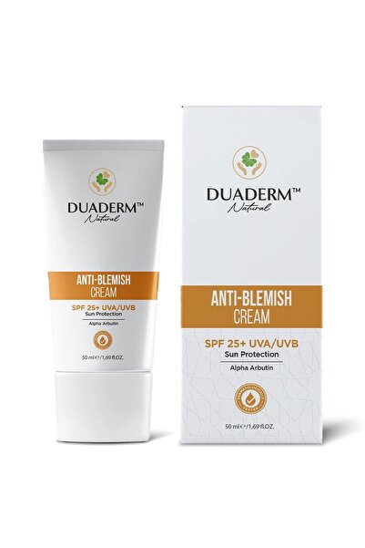 Duaderm Natural Leke Karşıtı Anti-Blemish Yüz Güneş Kremi SPF25+ 50 ml