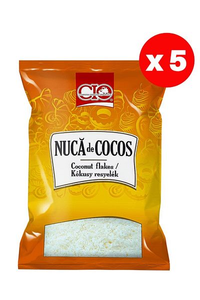 CİO Fulgi de cocos 100g x 5 bucăți