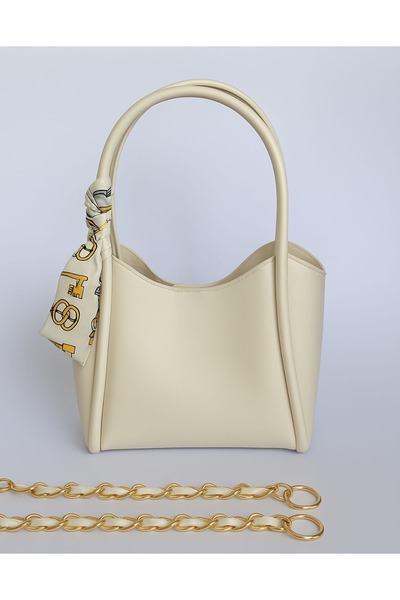 ROYAL LADYS Set of 2 Bags – Gold Chain, Adjustable Strap, Wallet Combination