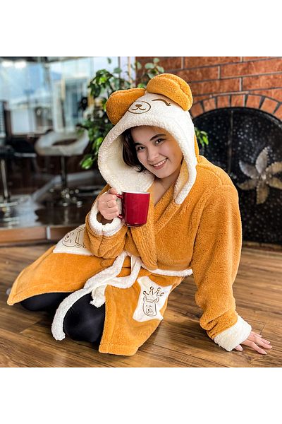 Özgüner Oyuncak Pabtex "Pamper Yourself with Soft Wellsoft Plush Dressing Gown!"