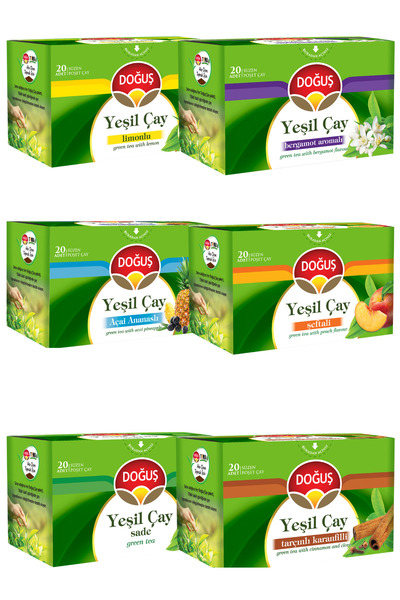 Doğuş Bergamotlu Yeşil Çay 20’li X 4 Adet
