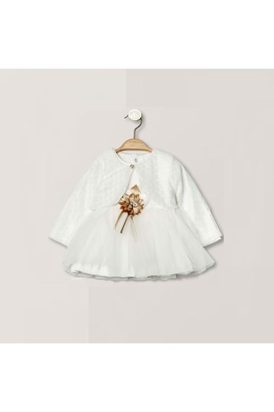 Necix's BOLEROLU TÜL ELBİSE BEYAZ