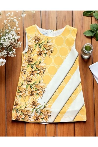 Nanica Kids Căptușeală imprimată FLOREALĂ JILE Galben