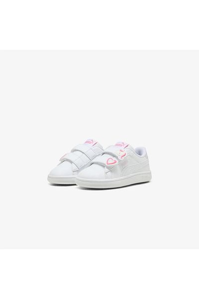 Puma Smash 3.0 Badges Baby Sneakers White Lilac