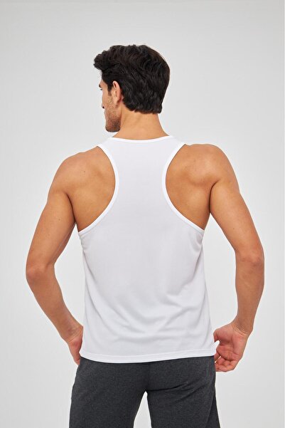 YÜKSEL IŞIK Men's Athlete Tank Top 2 Pack with Print Details