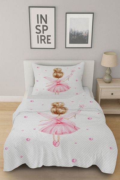 Bebişim Halı Cute Princess Fairy Single Pique