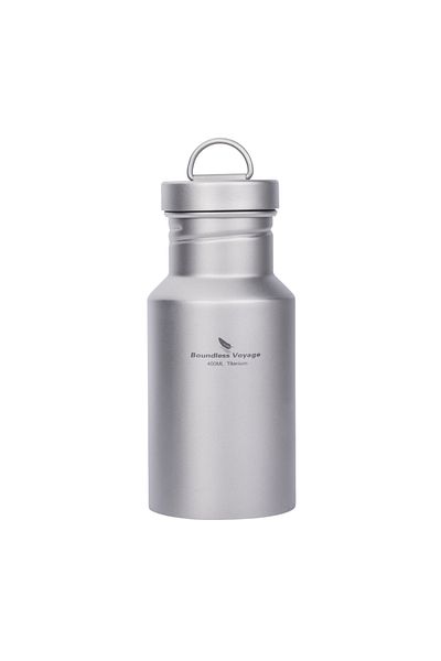 Choice 400ml Ti3251d Boundless Voyage Titanium Water Bottle With Lid Wide Mouth Leak-proof Reusable Sport D