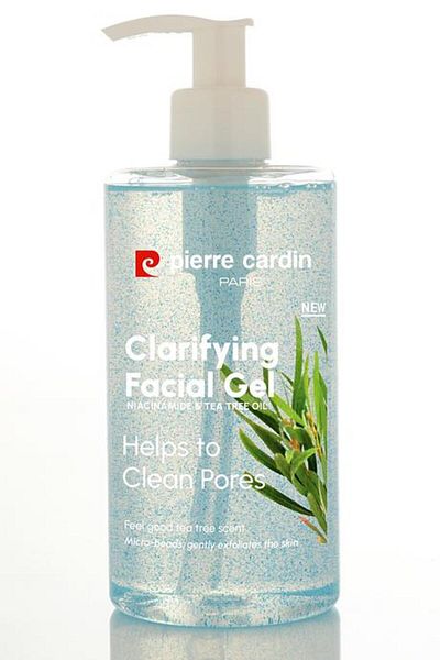 Pierre Cardin Clarifying Facial Cleanser with Niacinamide & Tea Tree Oil-Foam Gel 350 ml