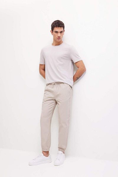 DeFacto Jogger Double Leg Summer Comfortable Stretch Fabric Pants Y2651Az25Sp