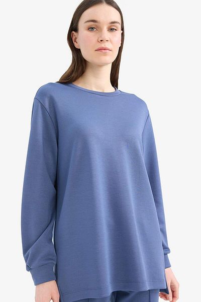 DeFacto Regular Fit Crew Neck Basic Απλό Φούτερ Τουνίκ D4598AX25SP
