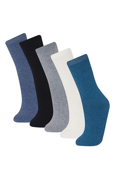 DeFacto 5-teilige lange Damensocken F3185AXNS