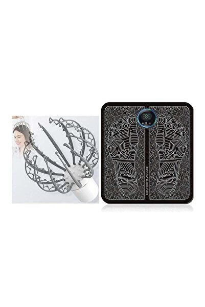 Prime by Javaudan جهاز تدليك كهربائي قابل لإعادة الشحن لفروة الرأس + جهاز تدل...