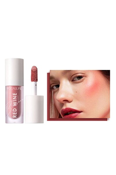 Focallure أحمر خدود سائل للوجه، مكياج كونتور، مكياج مطفي يدوم طويلاً، خدود طب...