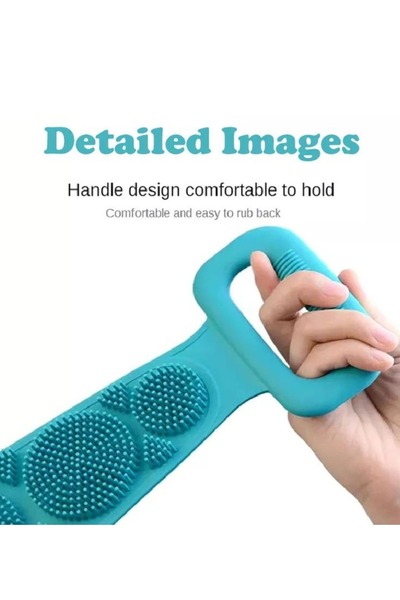 Prime Back Scrubber for Shower Bath Scrub Body Brush Silicone Back Brush
