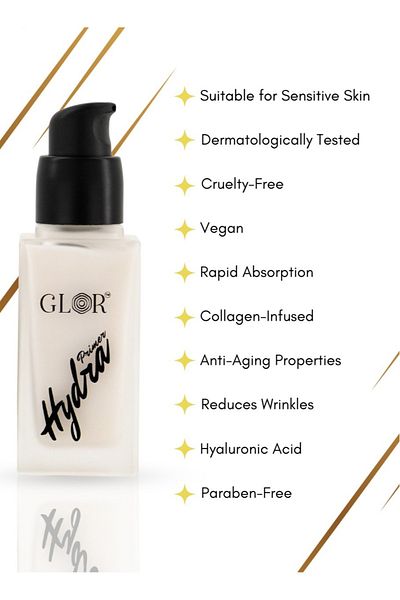 GLOR كحل العيون - مقاوم للتلطخ، نباتي، ومقاوم للماء