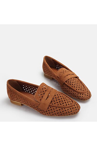 37Numara BÜYÜK NUMARA KADIN LOAFER 41-42-43-44-TABA SÜET