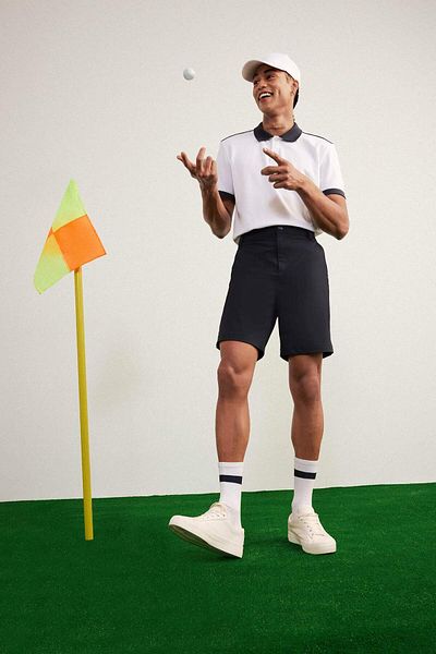 DeFacto DeFactoFit Slim Fit Αθλητικό υφαντό σορτς με λεπτή εφαρμογή D9249AX25SP