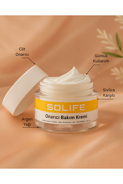 SOLIFE Ardıç Katranlı Sivilce Ve Karşıtı Onarıcı Bakım Kremi 50ml