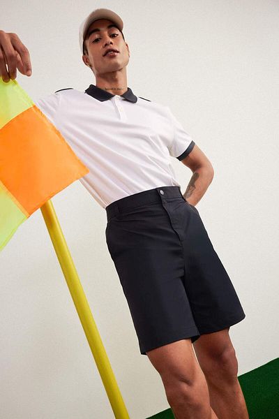 DeFacto DeFactoFit Slim Fit Αθλητικό υφαντό σορτς με λεπτή εφαρμογή D9249AX25SP