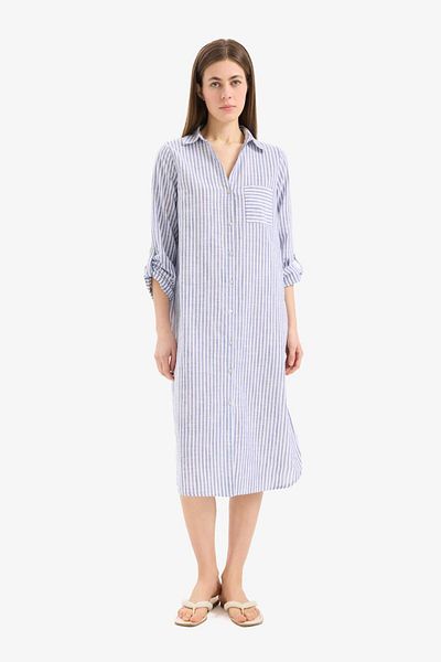 DeFacto Shirt Collar Long Pilage Shirt-Fall in Love E6708Ax25Sp