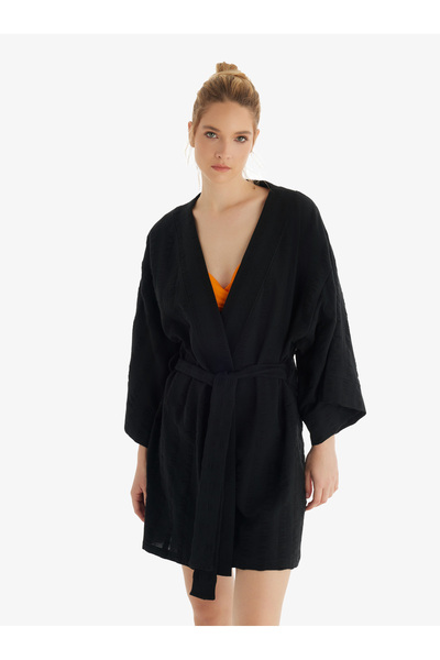 Blackspade Γυναικείο Καφτάν 10725 - Μαύρο