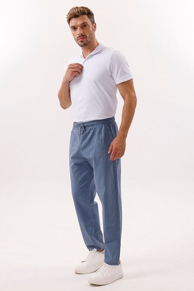 freemen Pantaloni largi de in albastru pentru bărbați - Gamă largă de mărimi -