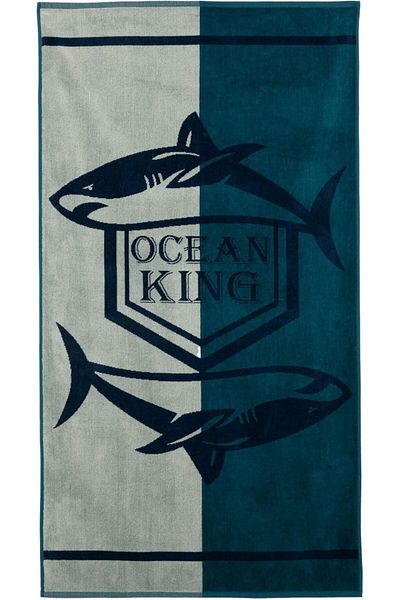 STOREMAX Men's Men's Cotton Beach Towel, Petrol Color, Standard Blss 1111573