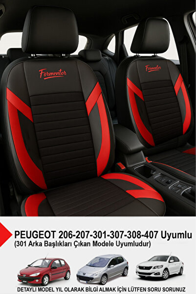 GM-DESIGN Formentor Armrest Auto Seat Cover (Peugeot 206-207-208-306-307-407 Compatible)