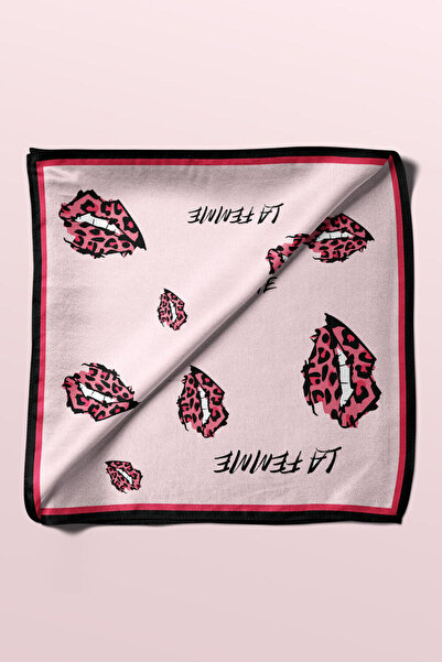 Modabutik B77 Dudak Desenli Bandana