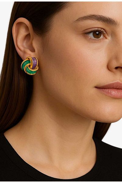 roseberry أقراط نسائية ملونة
