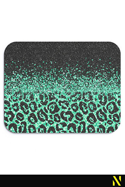 nilizma Leopard Pattern Colorful Ergonomic Mouse Pad Non-Slip Base Home and O...